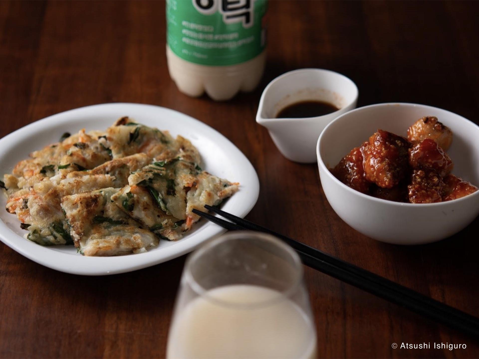 韓国料理・チヂミ・ニョンニャムチキン